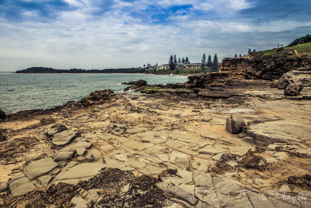 View of the Pacific Ocean from Wooli Park, Yamba, NSW