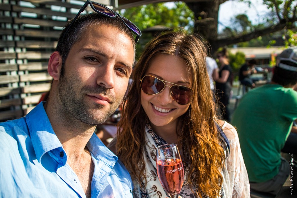 Max and I at the Innocent Bystander Winery in Yarra Valley