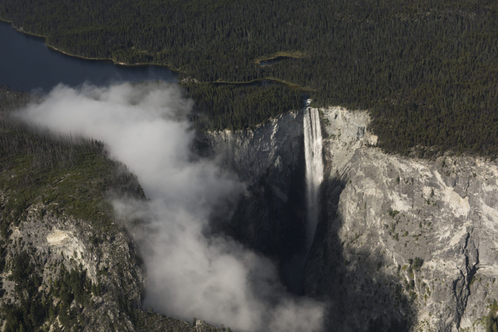 Hunlen Falls and Turner Lake, cariboo chilcotin coast