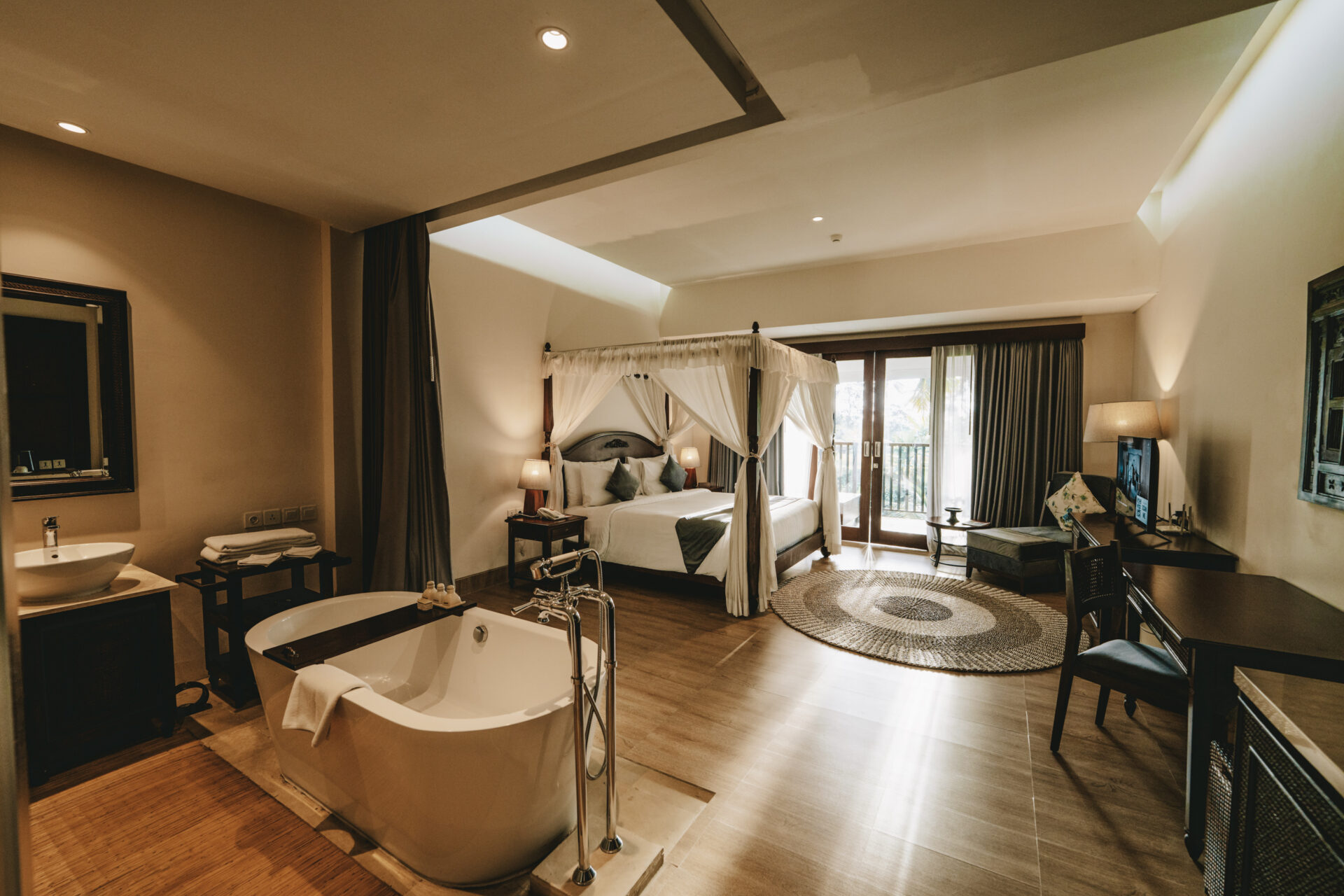 Inside our room at Desa Visesa Hotel