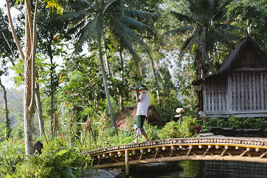 Bambu Indah Bamboo Bridge Delight Fine Art