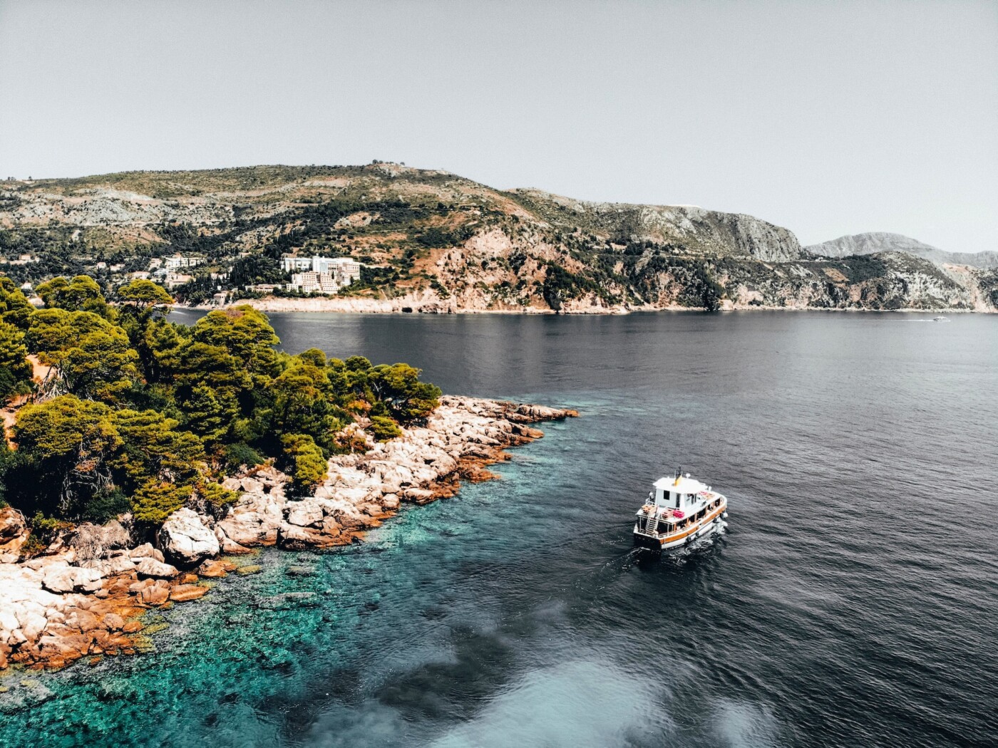 Boat Lokrum Island Croatia