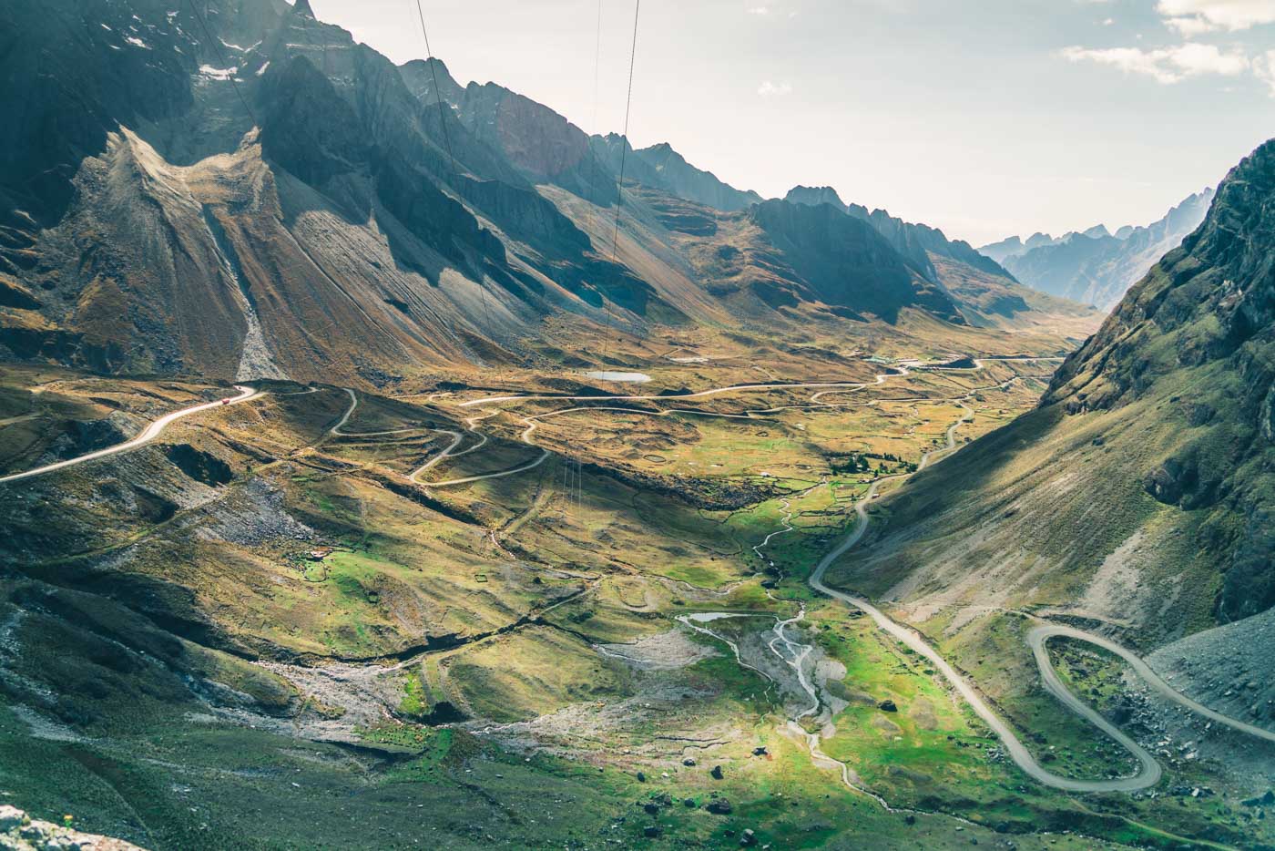 Overlooking the Yungas Valley from the paved section before the Death Road