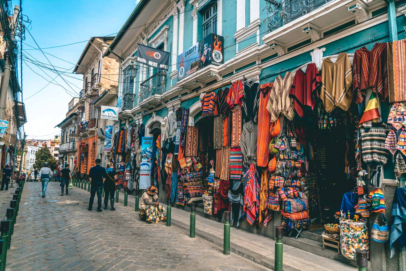 Some of the colourful sights you’ll see on a walking tour, La Paz