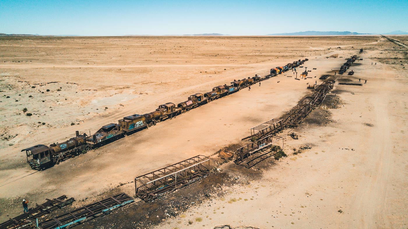 Train Graveyard outside of Uyuni, Bolivia