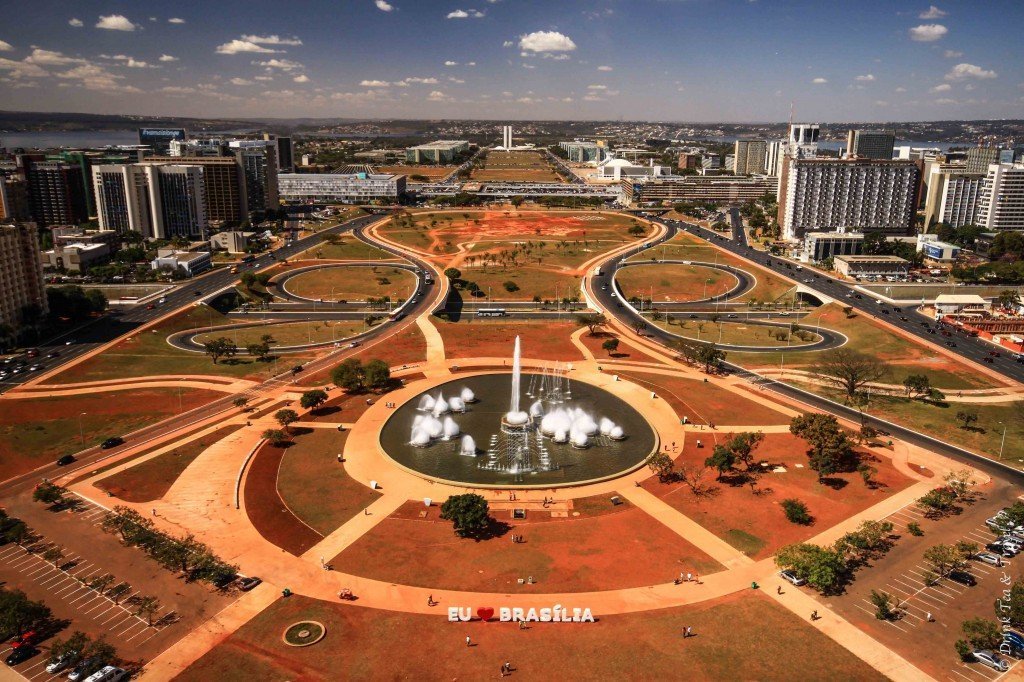 View of Brasilia from the top of the TV Tower