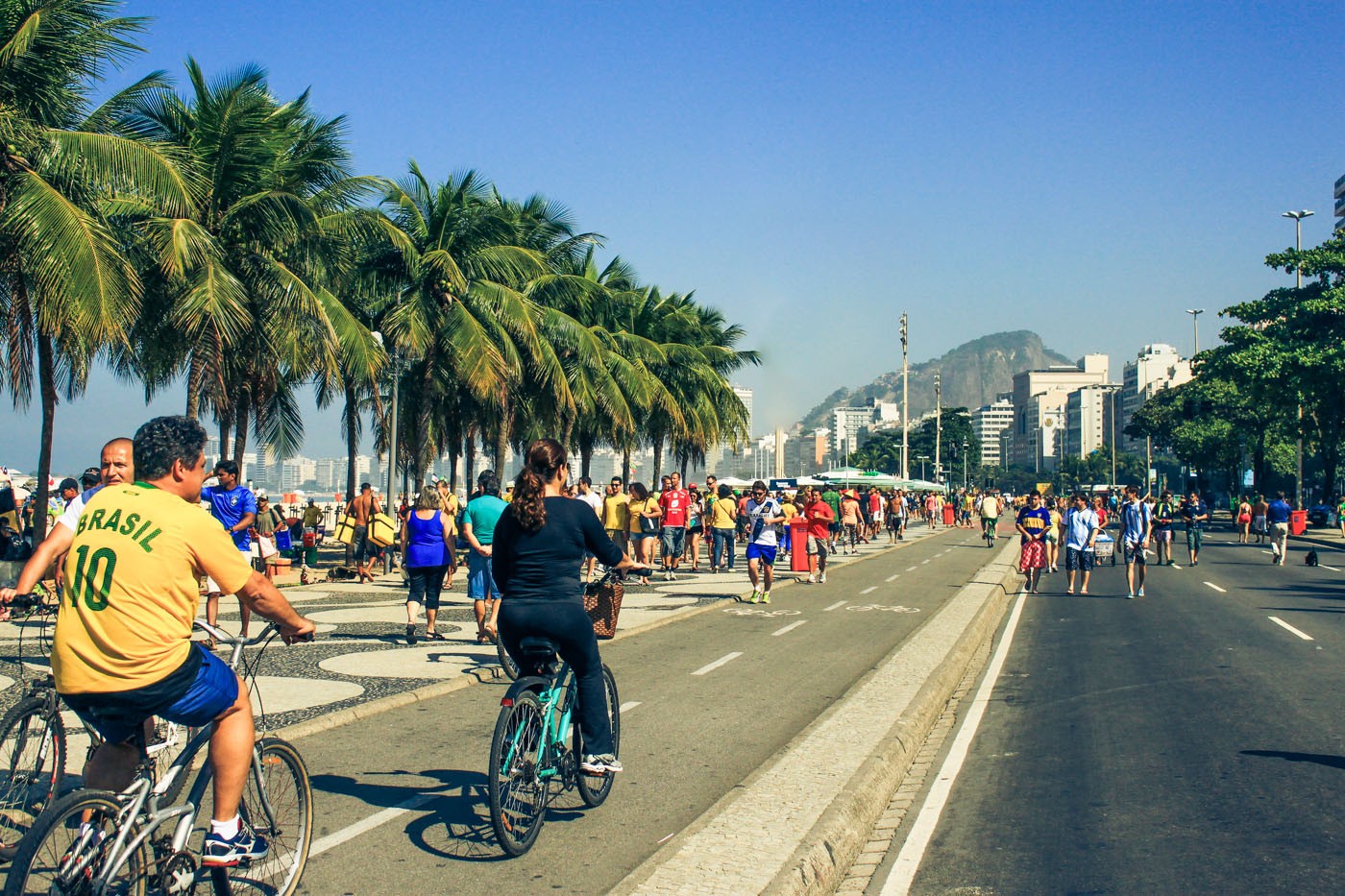 Hike to Christ the Redeemer: The Parque Nacional da Tijuna van makes it easy to get to Christ the Redeemer from inside the city. 