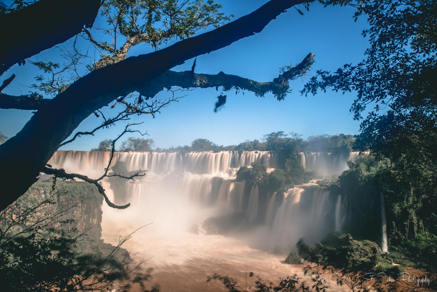 Iguazu Falls, view from the Argentinian side. 