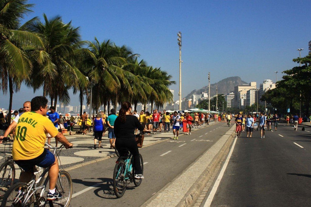 Capacabana Beach during World Cup 2014, Rio de Janeiro, Brazil