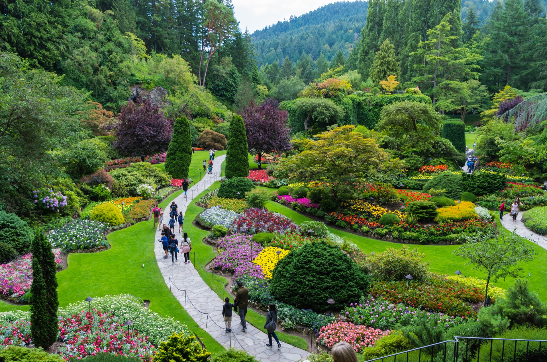 Vancouver Island tourist attractions - Butchart Gardens 