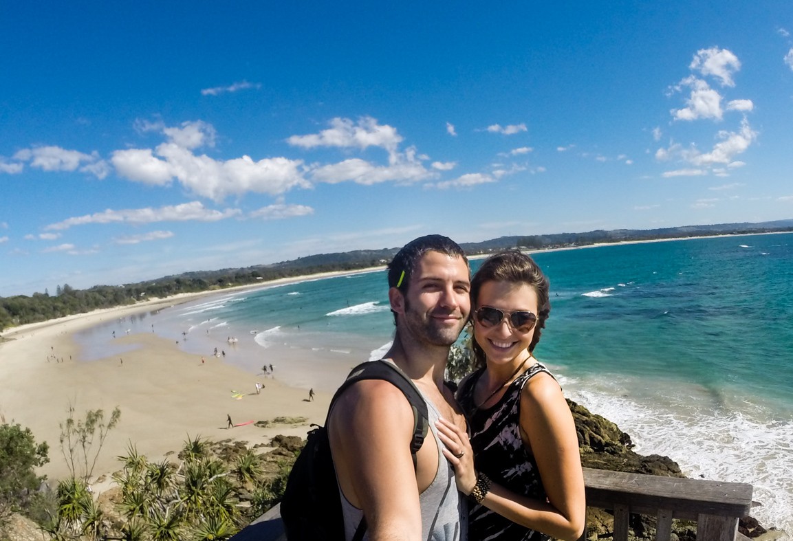 Max & Oksana in Byron Bay, Queensland, Australia