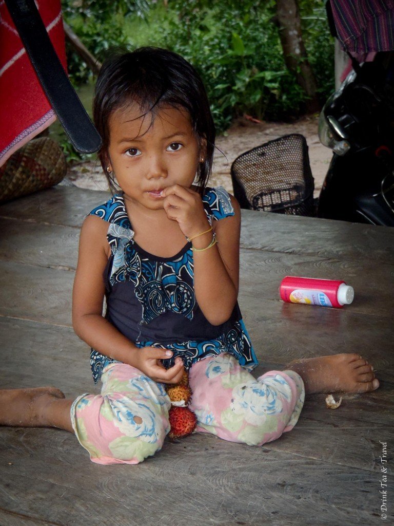 young girl - getting off the beaten track in Cambodia