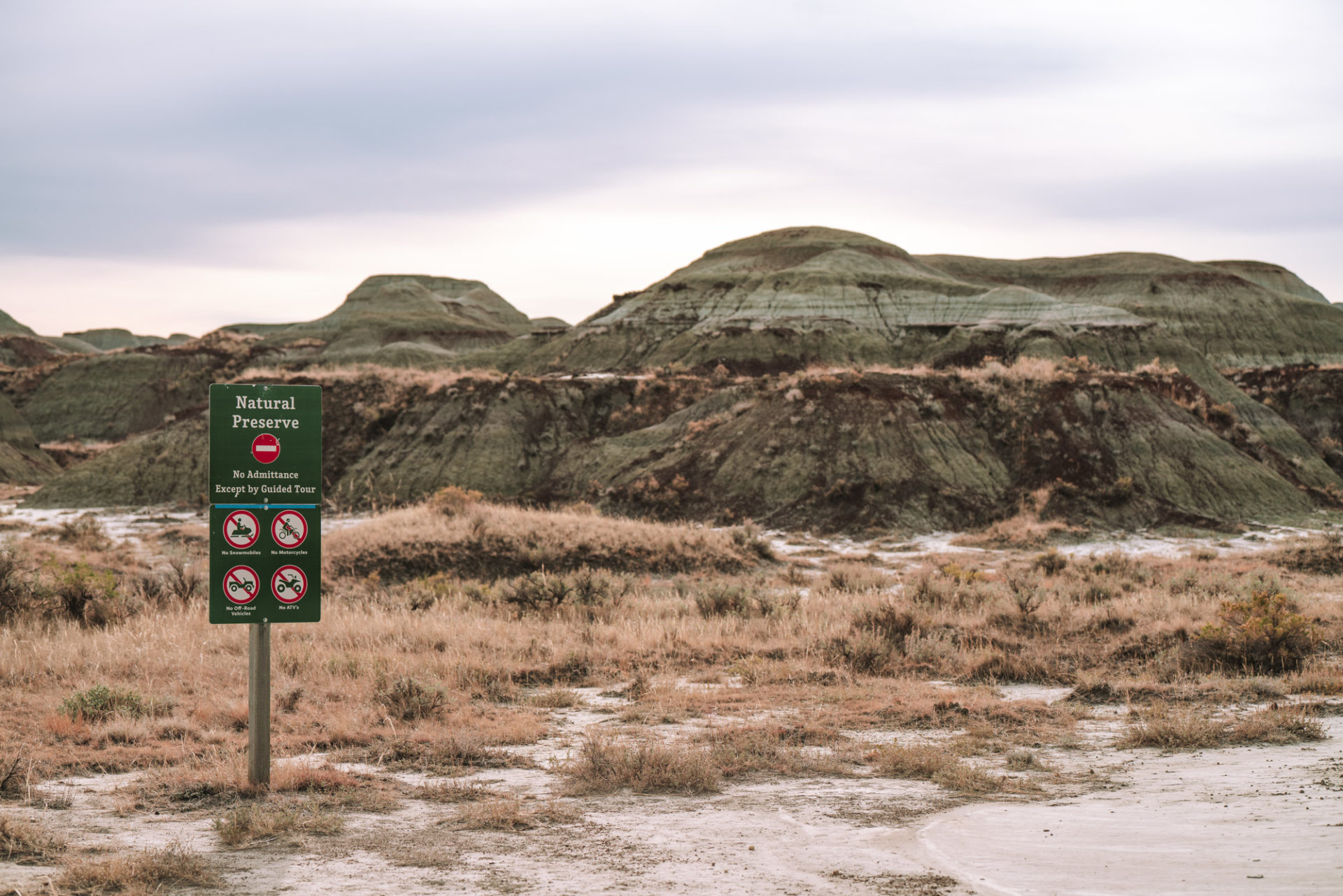 Dinosaur Provincial Park in late Fall