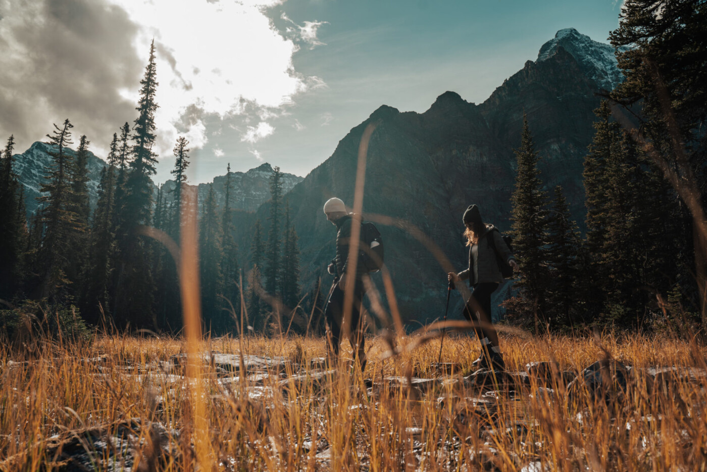 Canada Alberta Rockies Banff Arnica Lake hike OM 06550