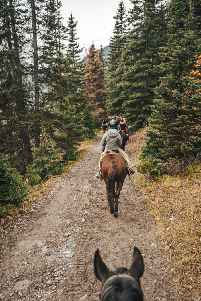 Canada Alberta Rockies Lake Louise horseback riding Oksana 04237