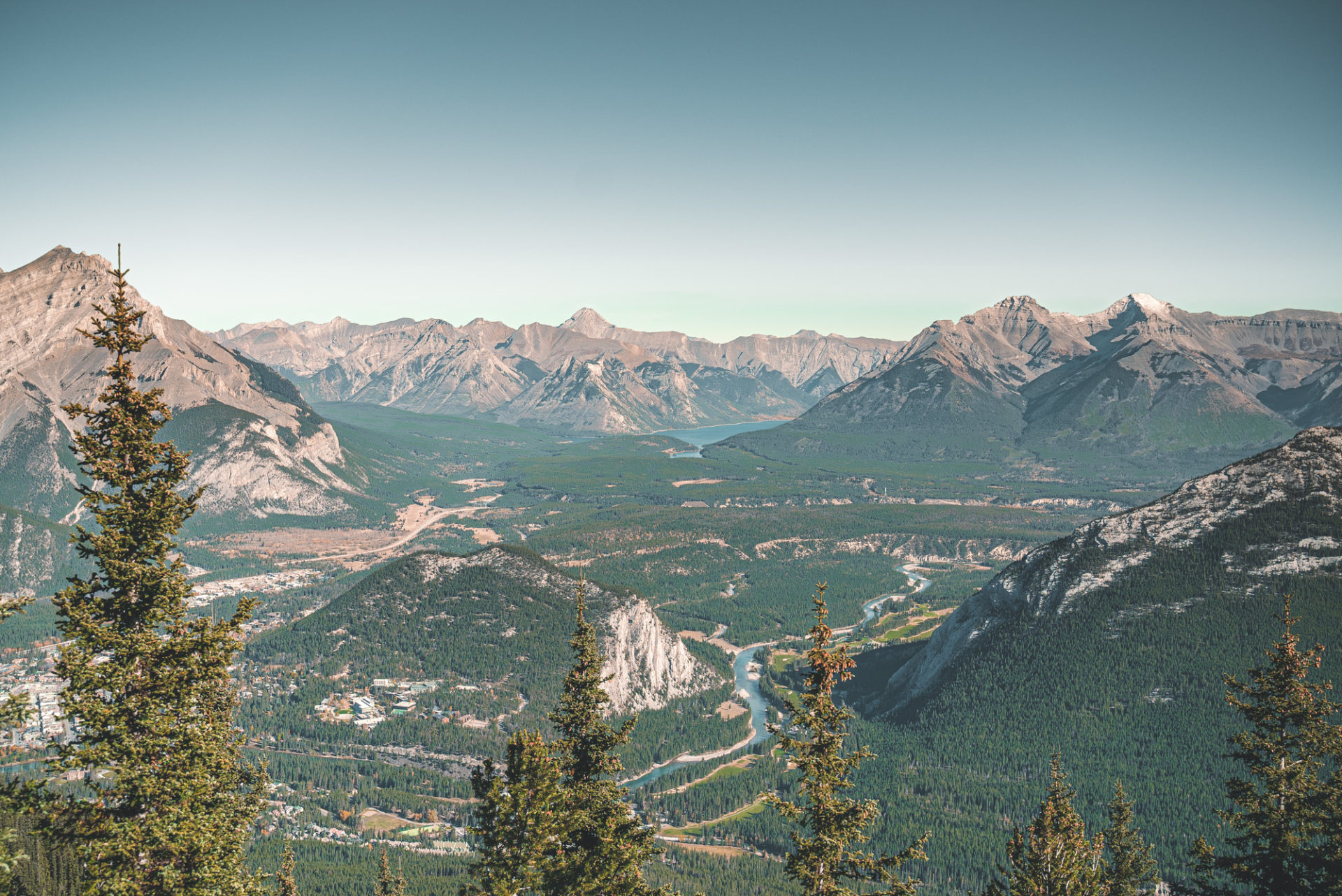 Canada Alberta Rocky Mountains Banff townside 04398