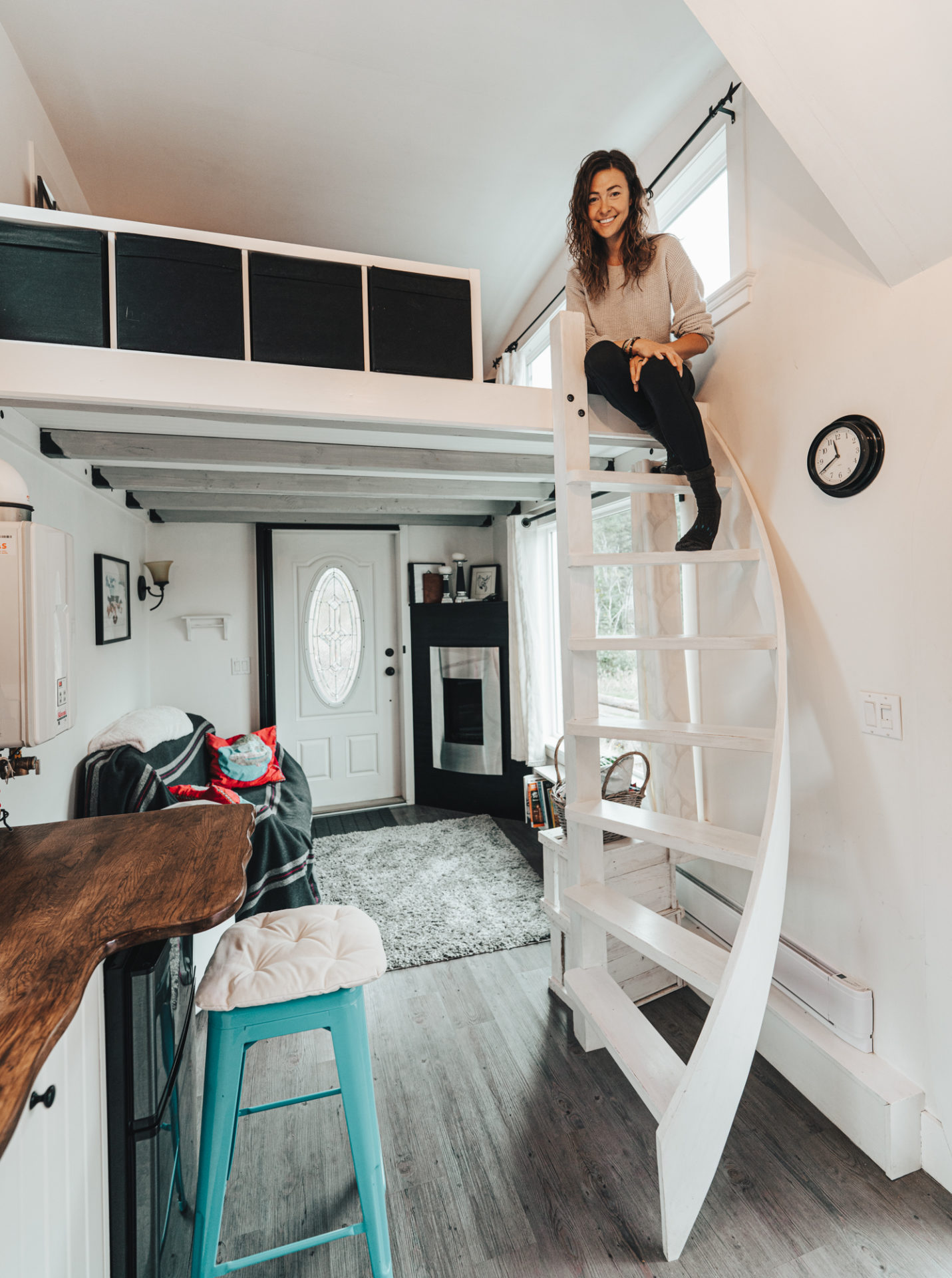 Inside the Eskmet Tiny House, Alkali Lake