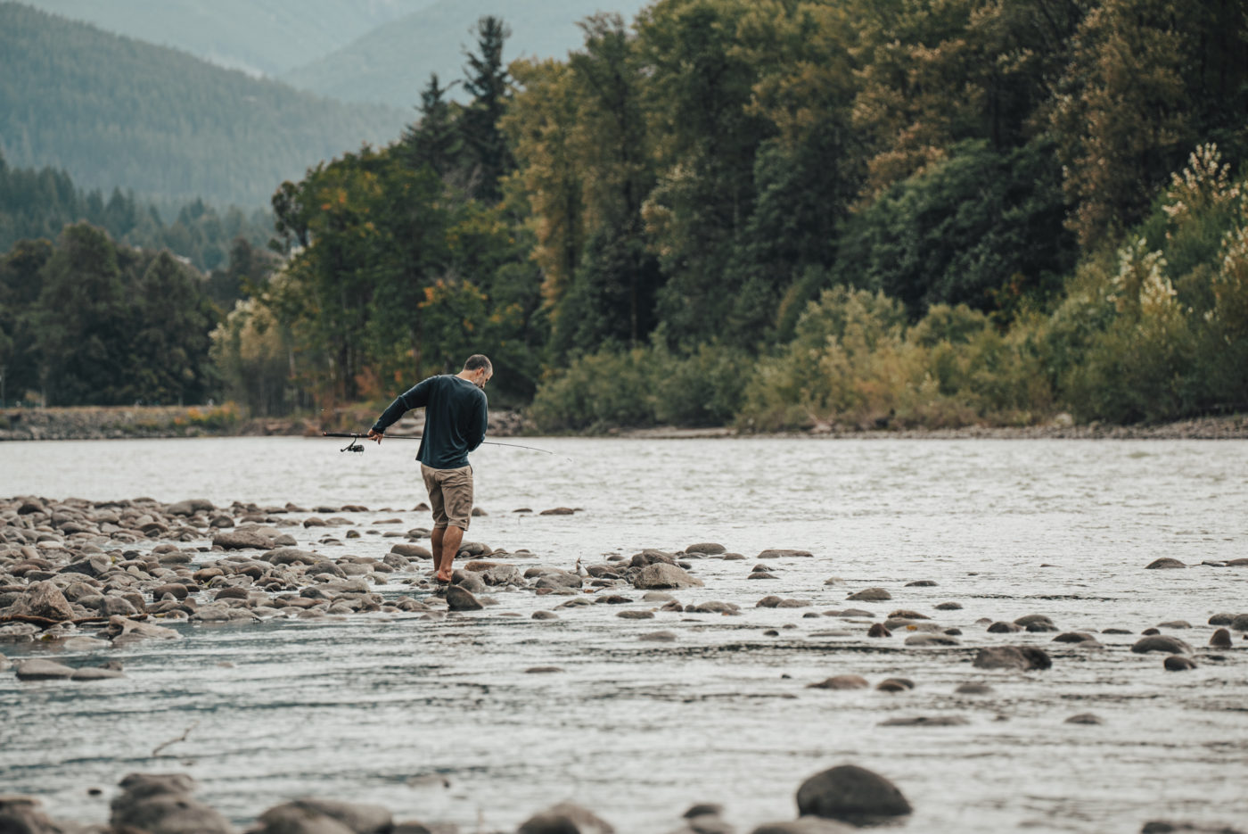 Canada BC Squamish river fishing Max 03392