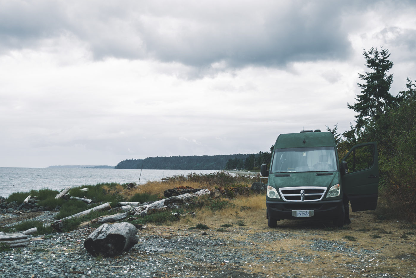 Qualicum Bay Campground, Vancouver Island road trip 