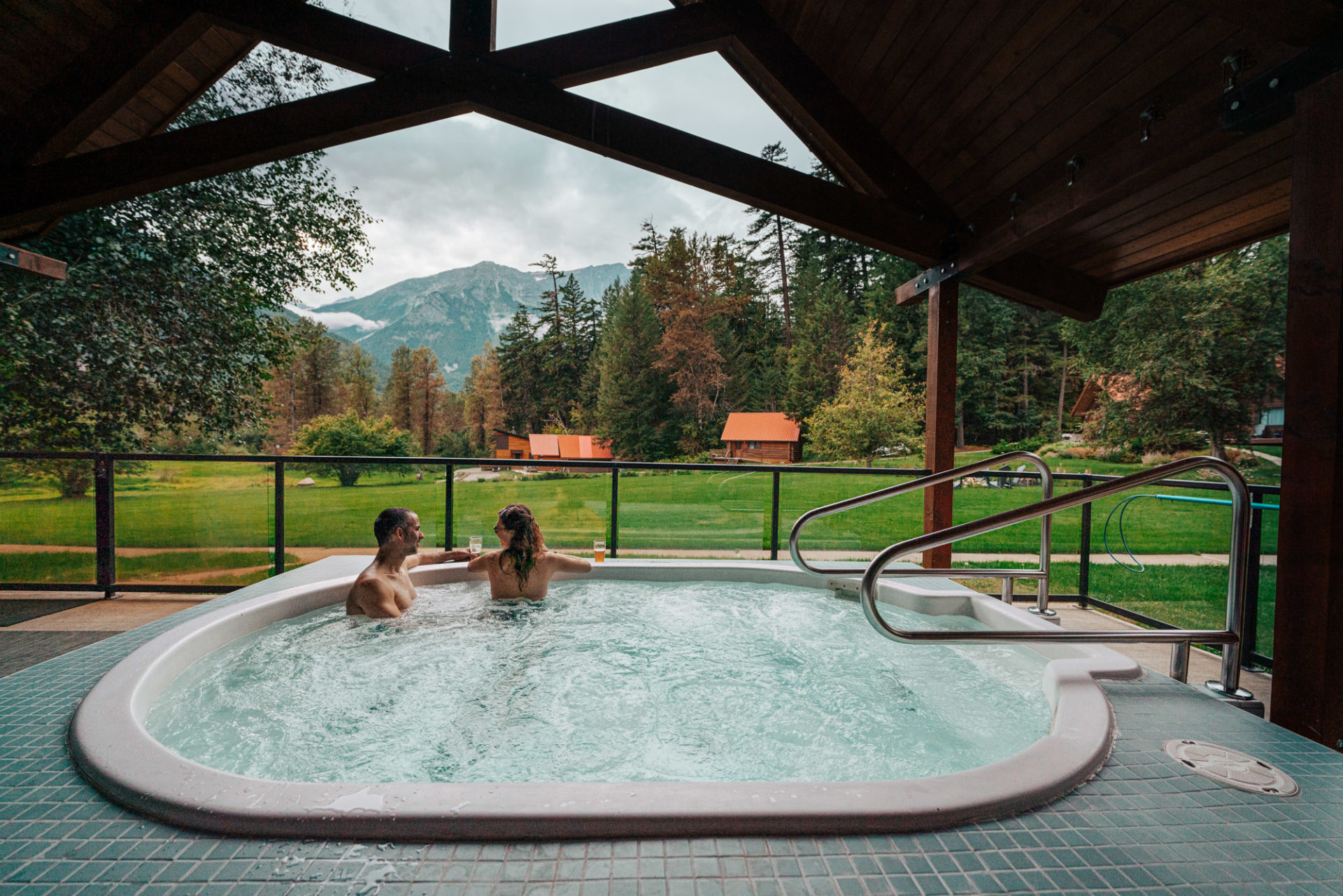 Oksana and Max, Tweedsmuir Park Lodge