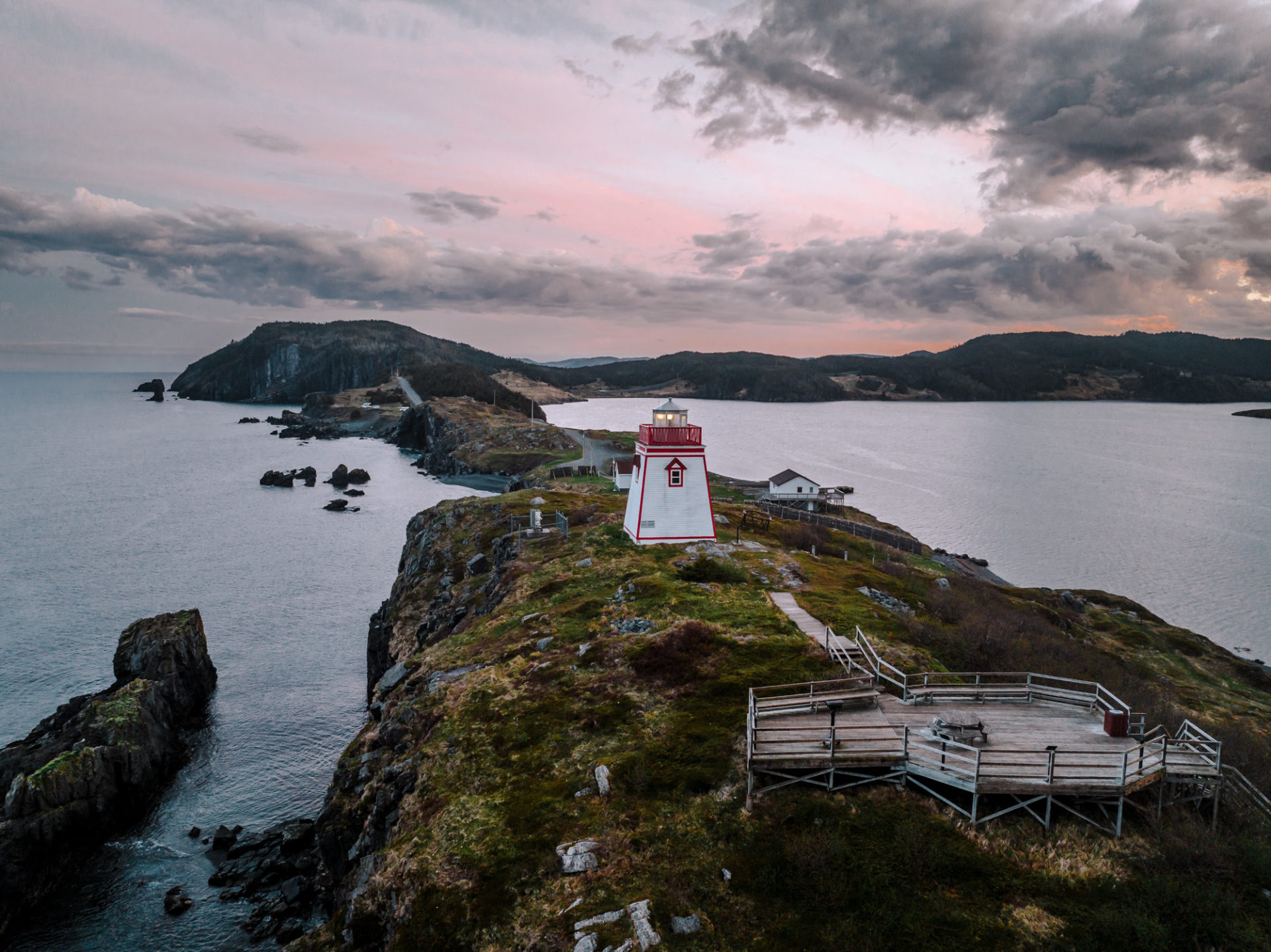 Lighthouse in Trinity, Bonavista Peninsula, Newfoundland