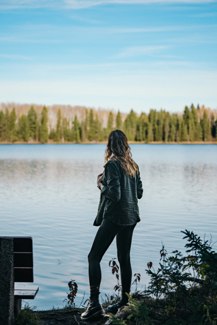 Canada Manitoba Riding Mountain National Park Kinosao Lake Oksana