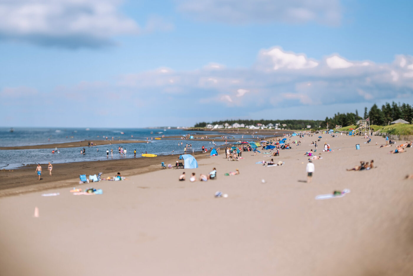 Busy day at Parlee Beach, Shediac