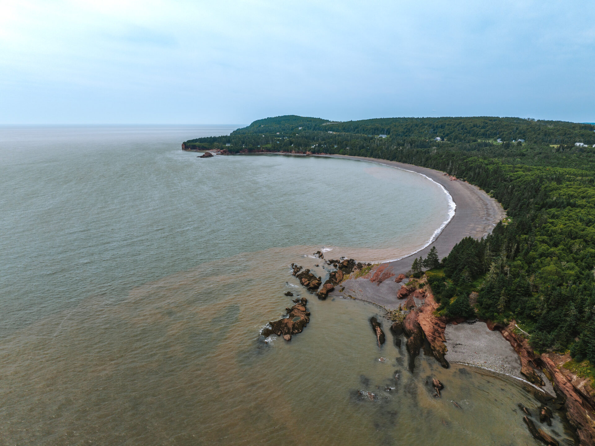 Canada New Brunswick St Martins Browns Beach 0833