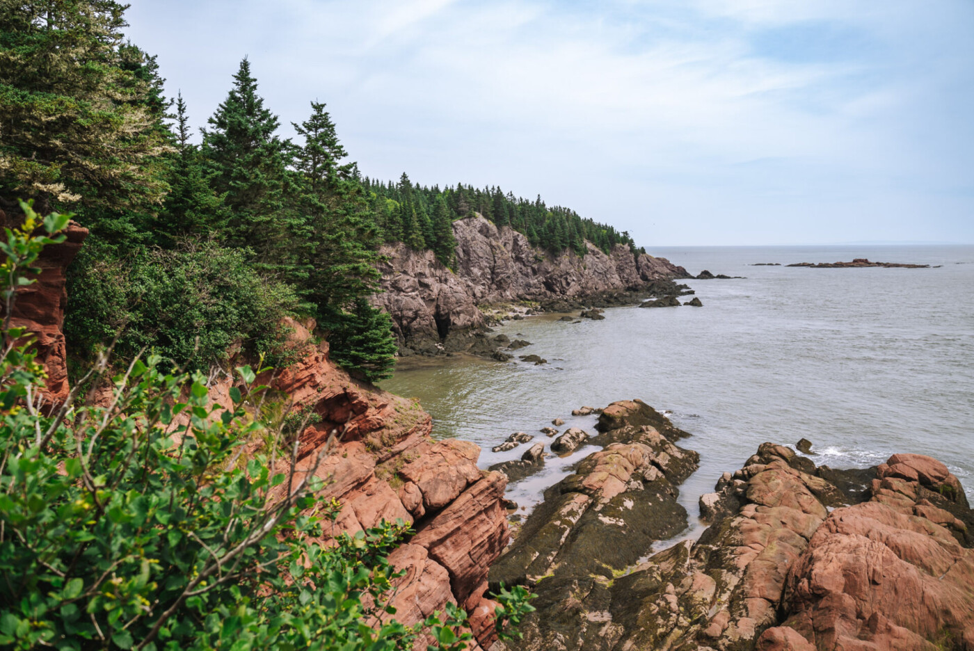 Canada New Brunswick St Martins Quaco Head trail 01793