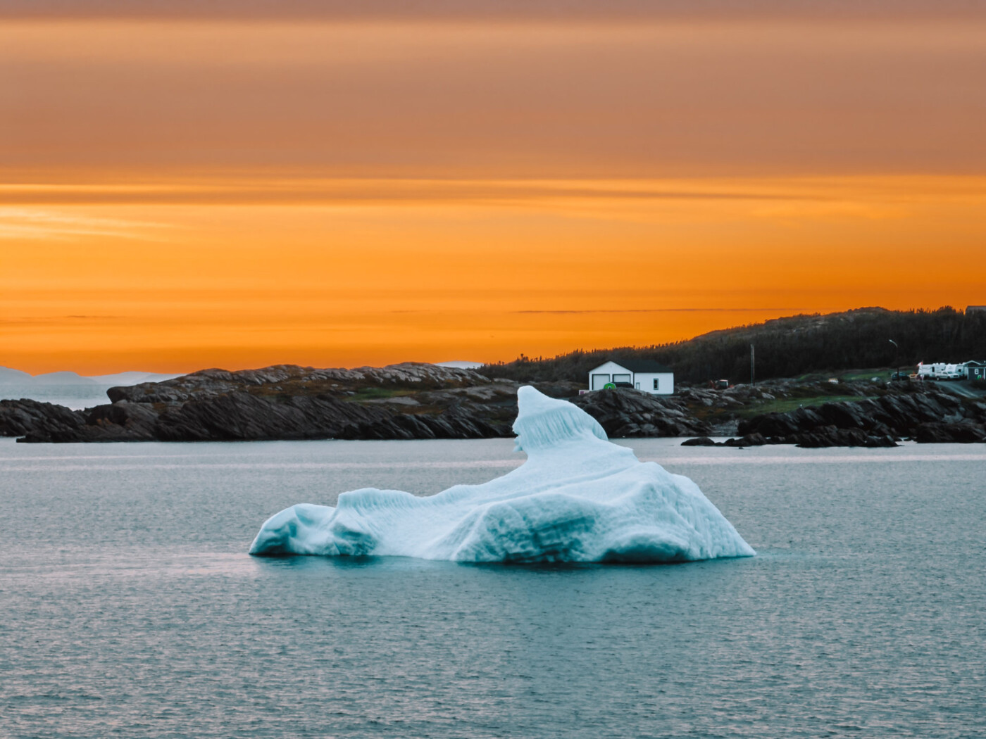 Iceberg off the coast of Newfoundland and Labrador