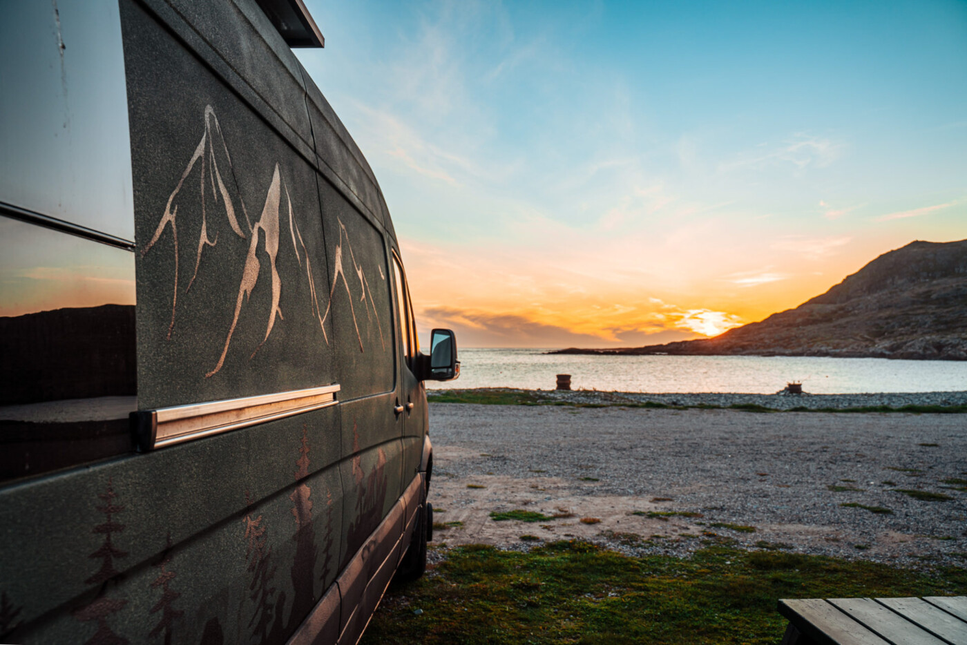 Sunset at Brimstone Head RV Park