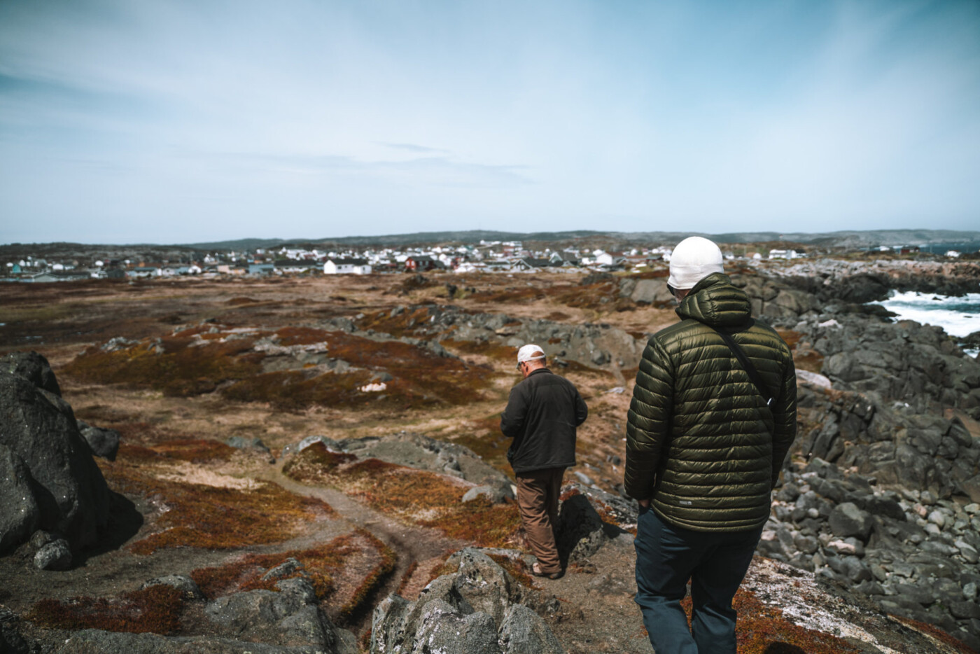 Canada Newfoundland Fogo Island Tilting Al tour Max 02272