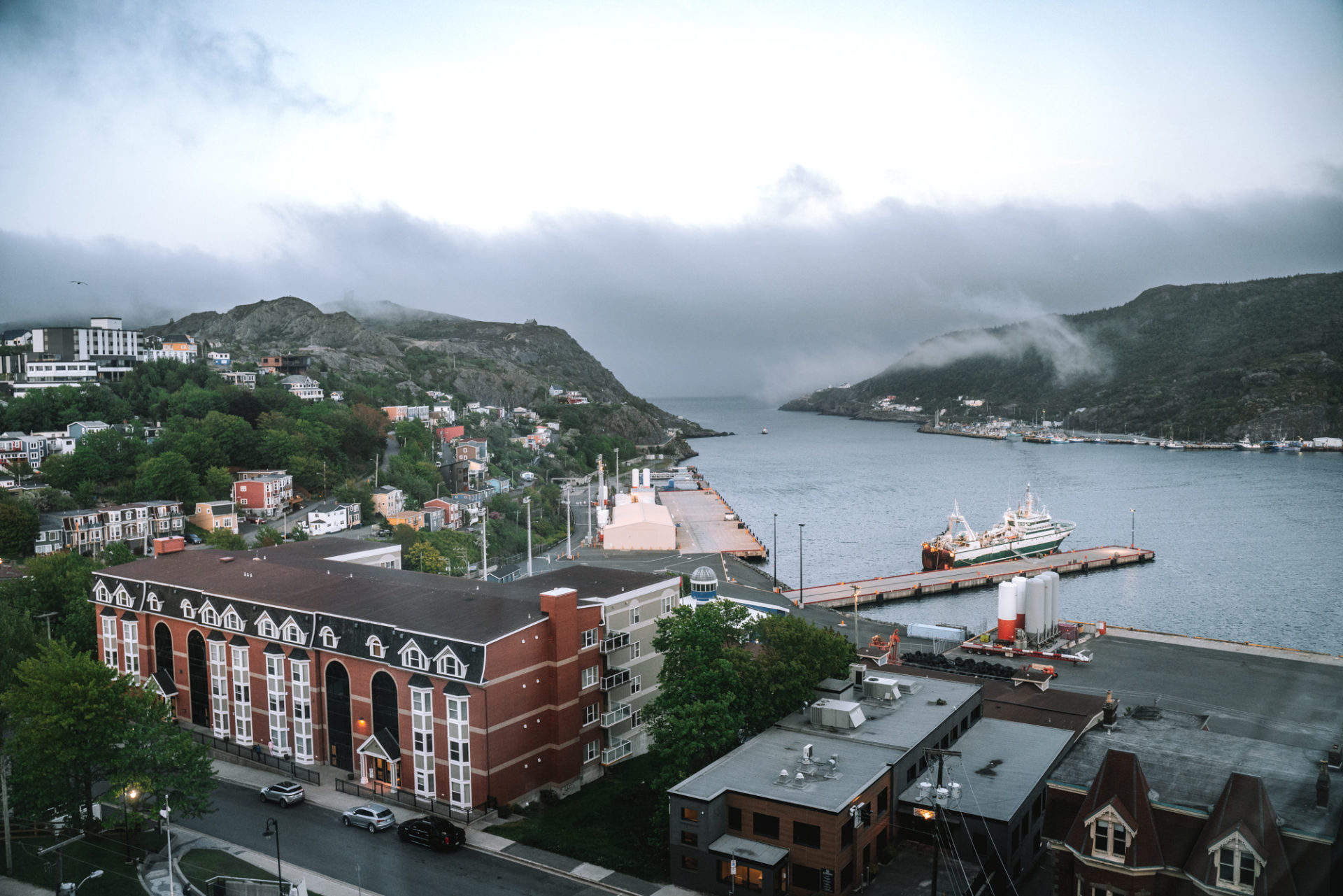 Canada Newfoundland St Johns harbour view 03039