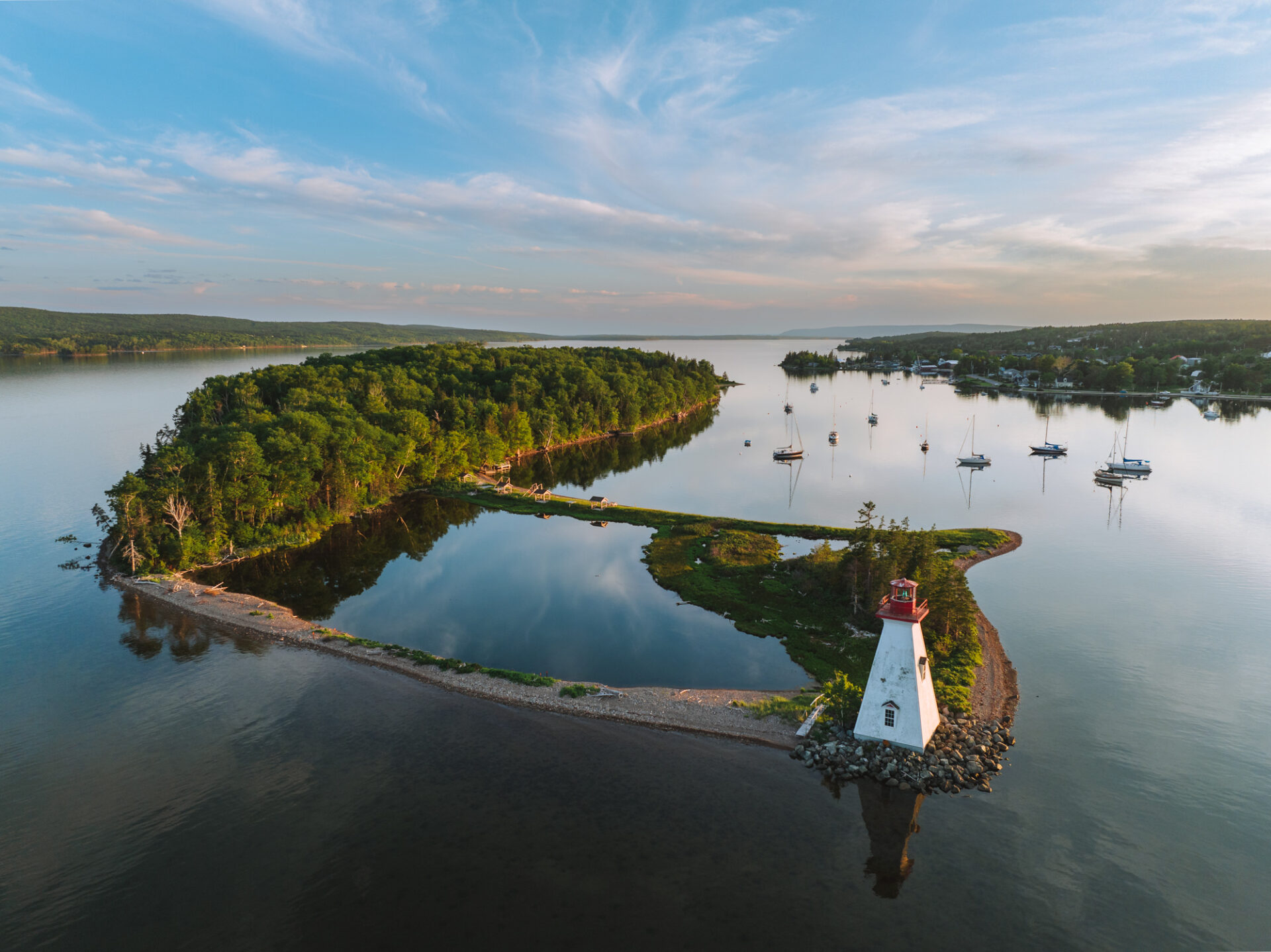 Canada Nova Scotia Cape Breton Cabot Trail Baddeck Kidston Lighthouse