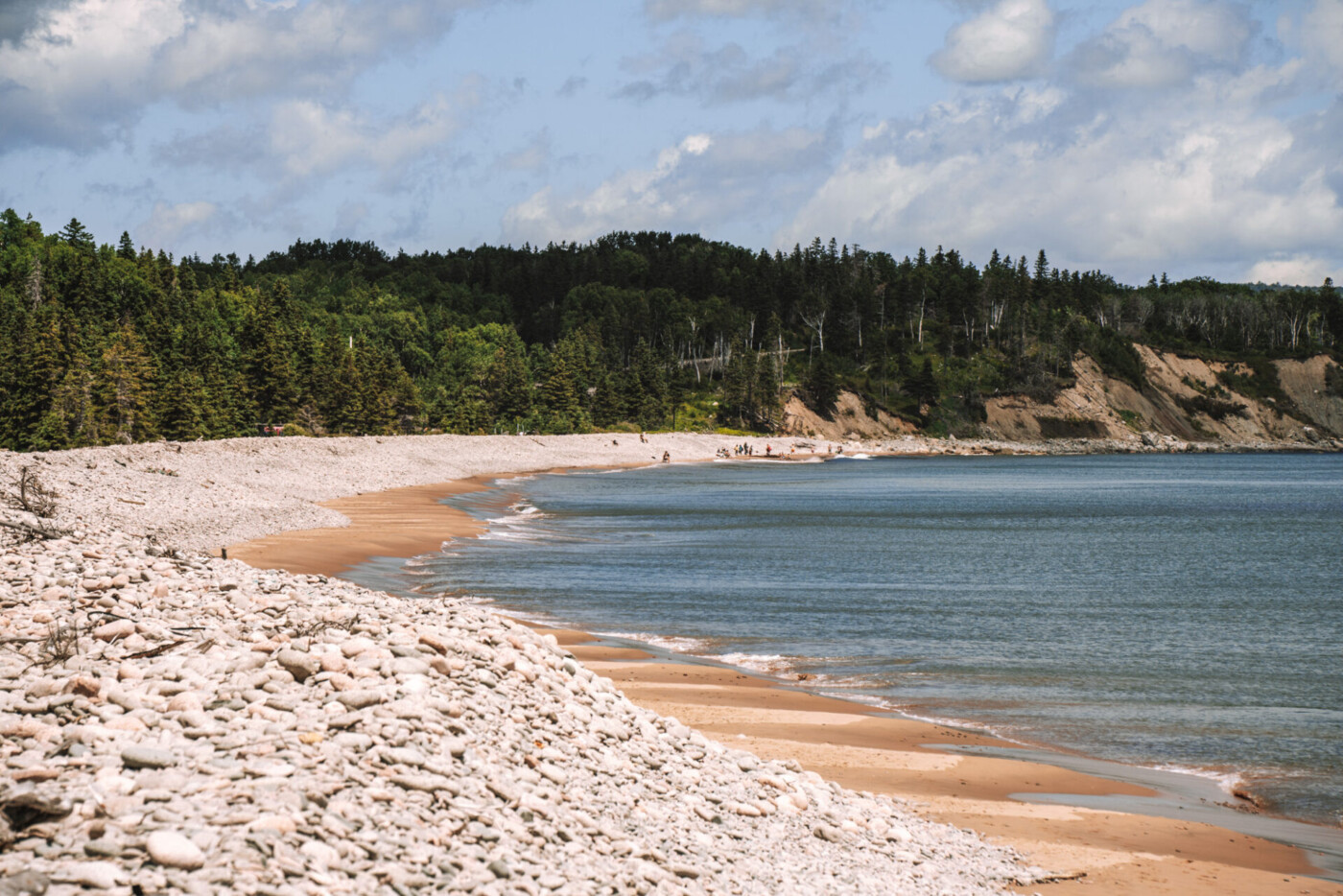 Canada Nova Scotia Cape Breton Cabot Trail Ingonish beach 03631