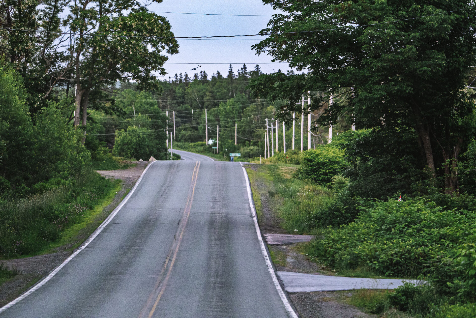 Canada Nova Scotia Cape Breton Cabot trail road 00995