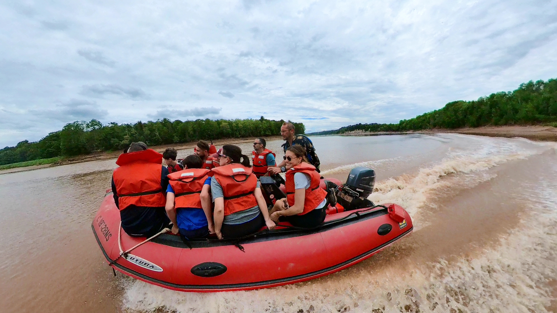 Tidal Bore rafting, Shubenacadie River 