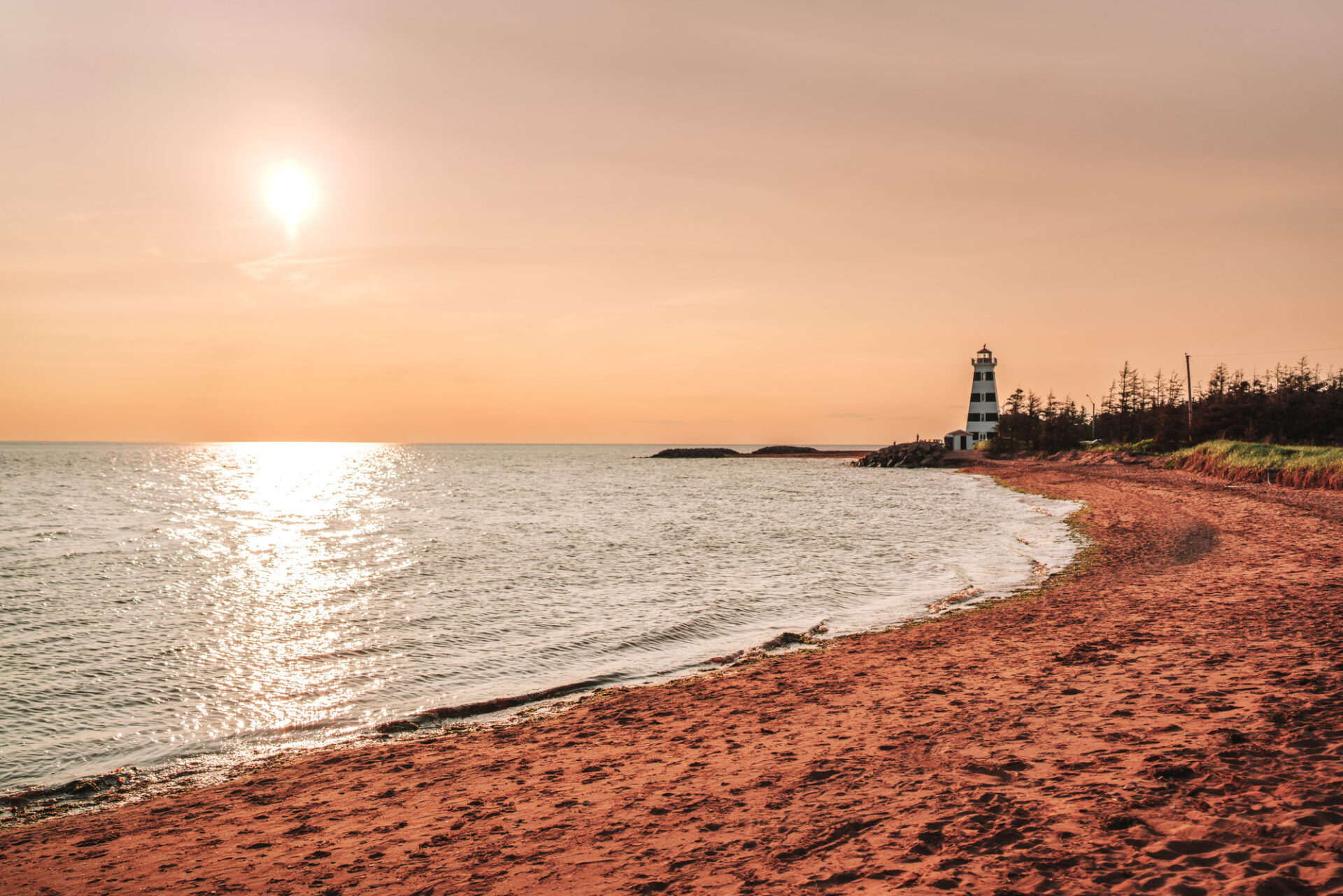 West Point Lighthouse at Cedar Dunes beach