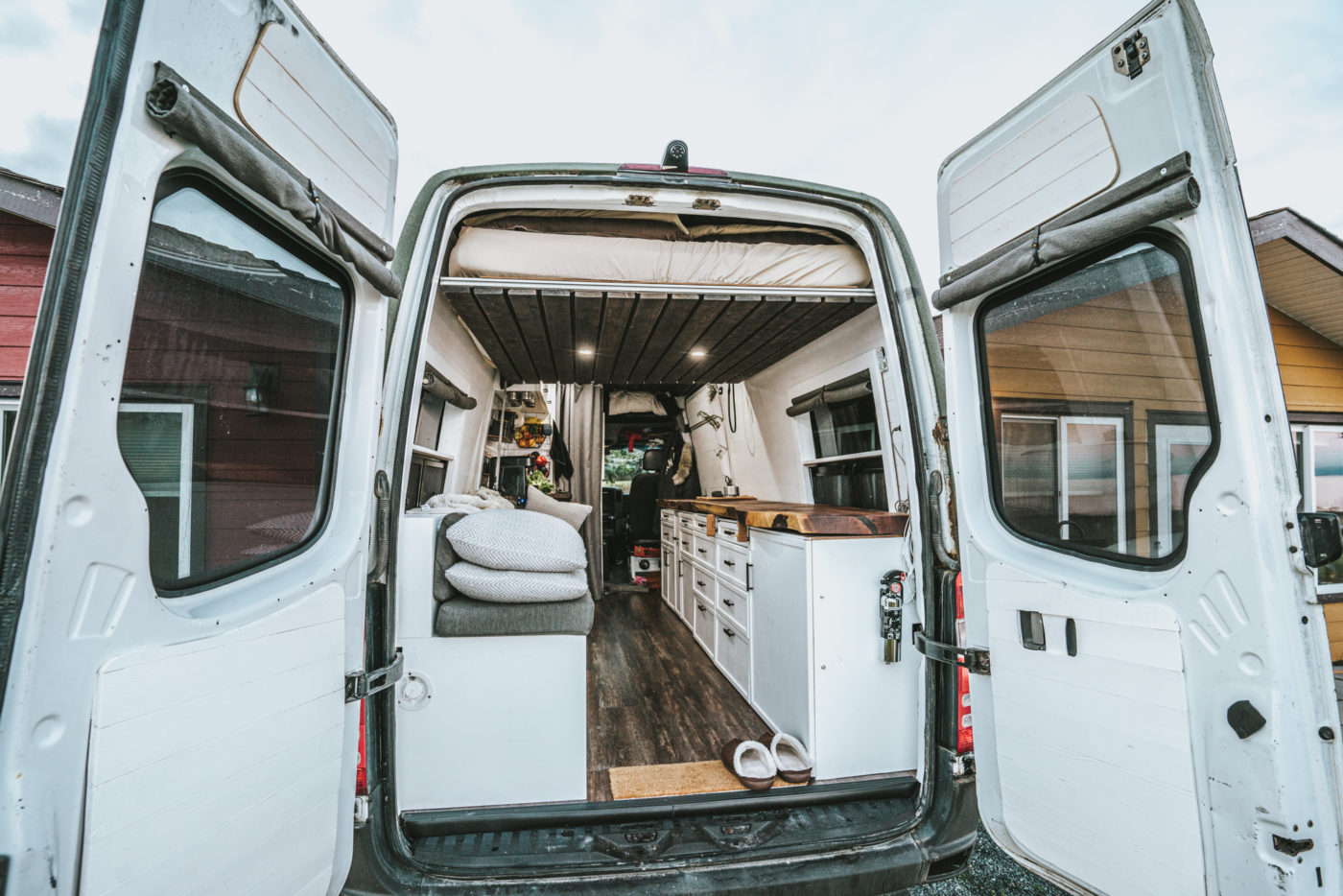 Canada van life build inside