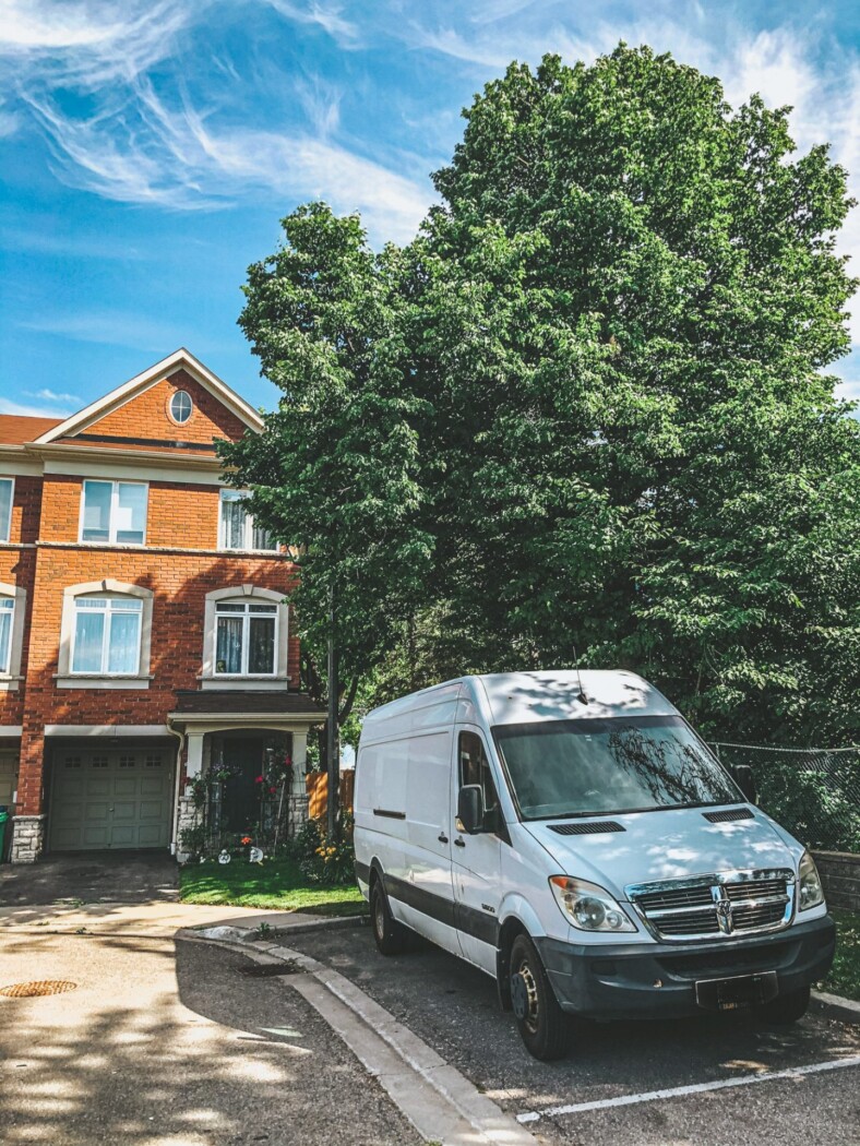 Canada van life van build before 7807