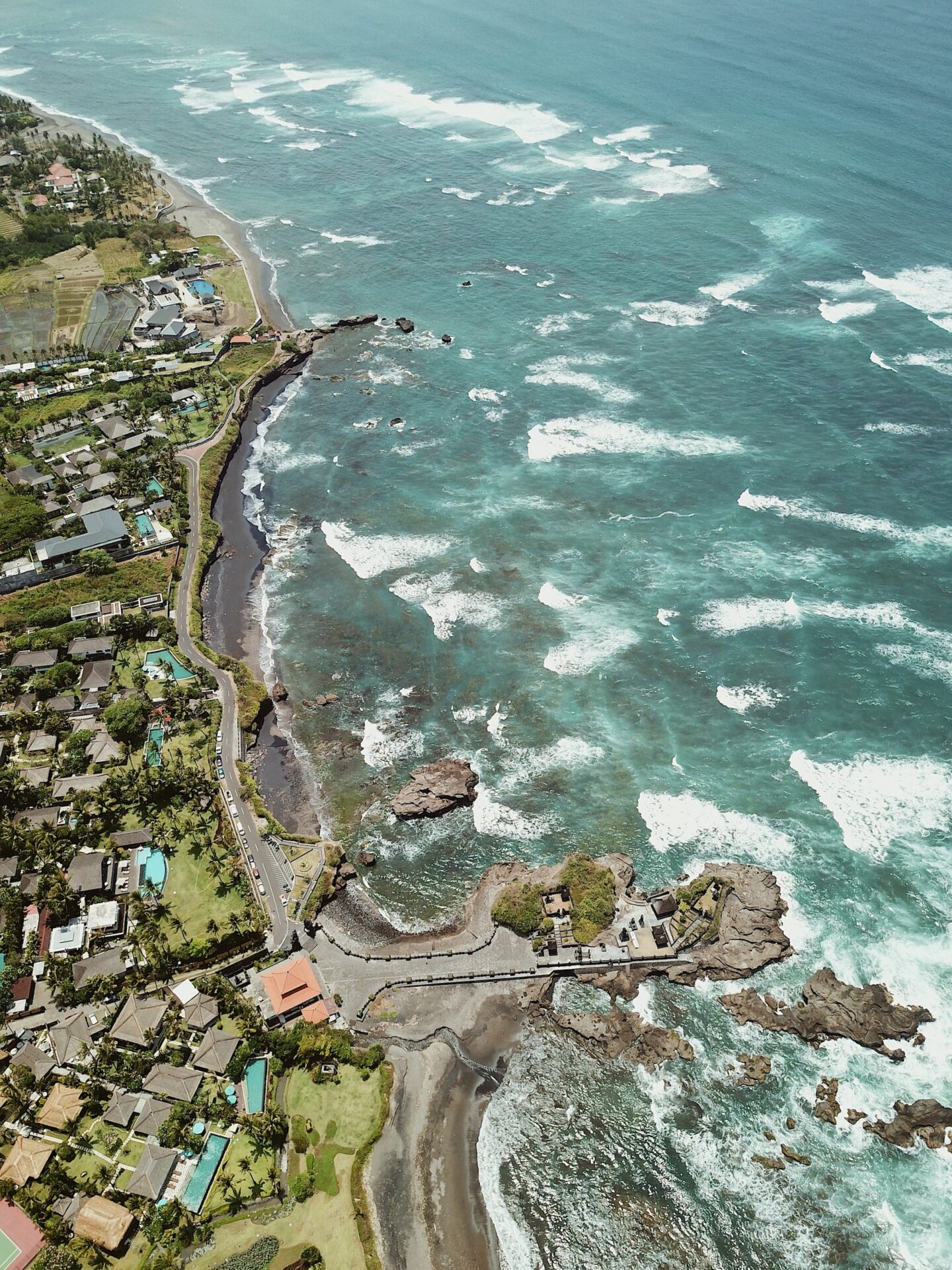 Canggu Beach from above