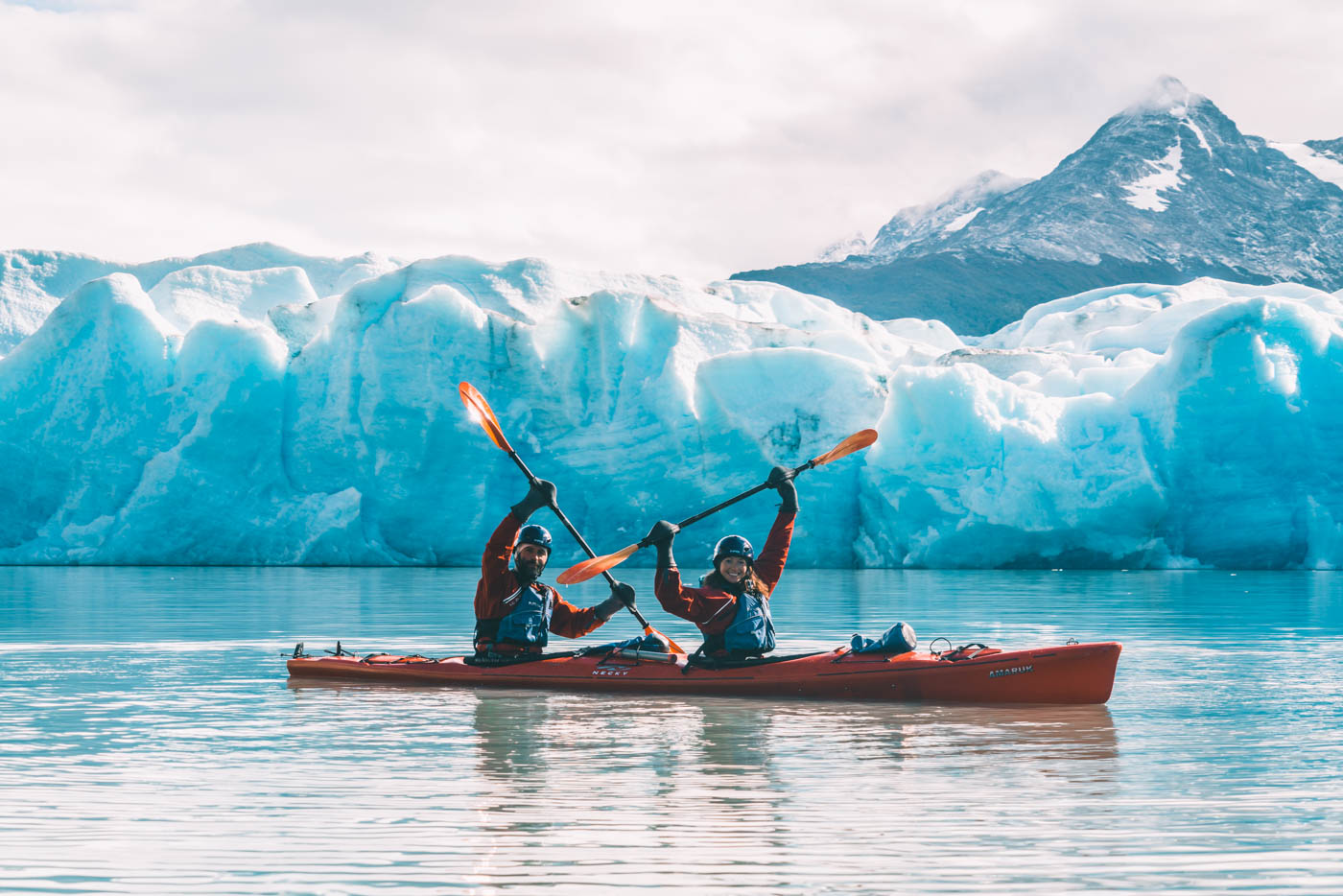 Chile Patagonia Torres glacier grey kayaking OM 1541