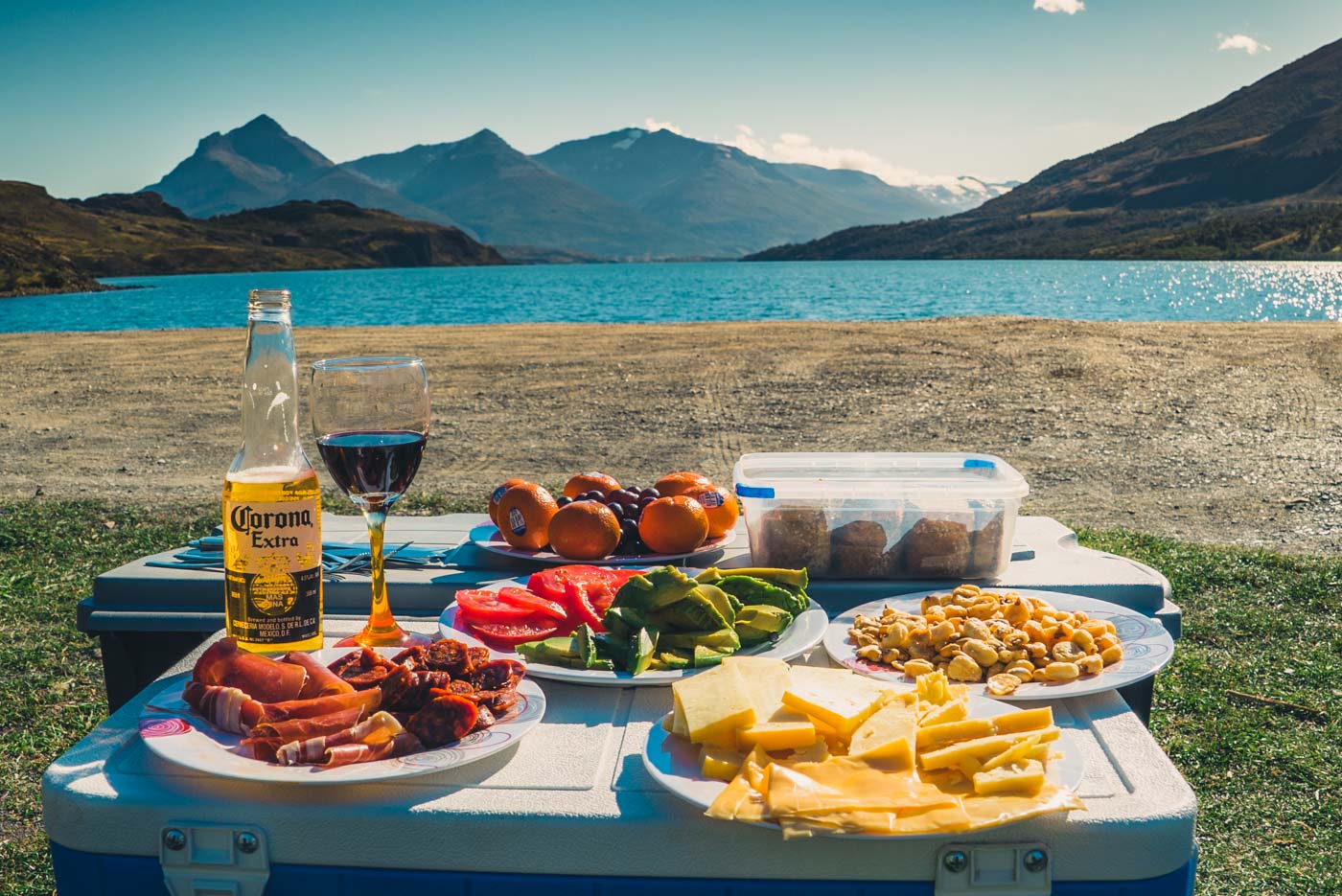 Our gourmet lunch courtesy of Armadillo Expeditions