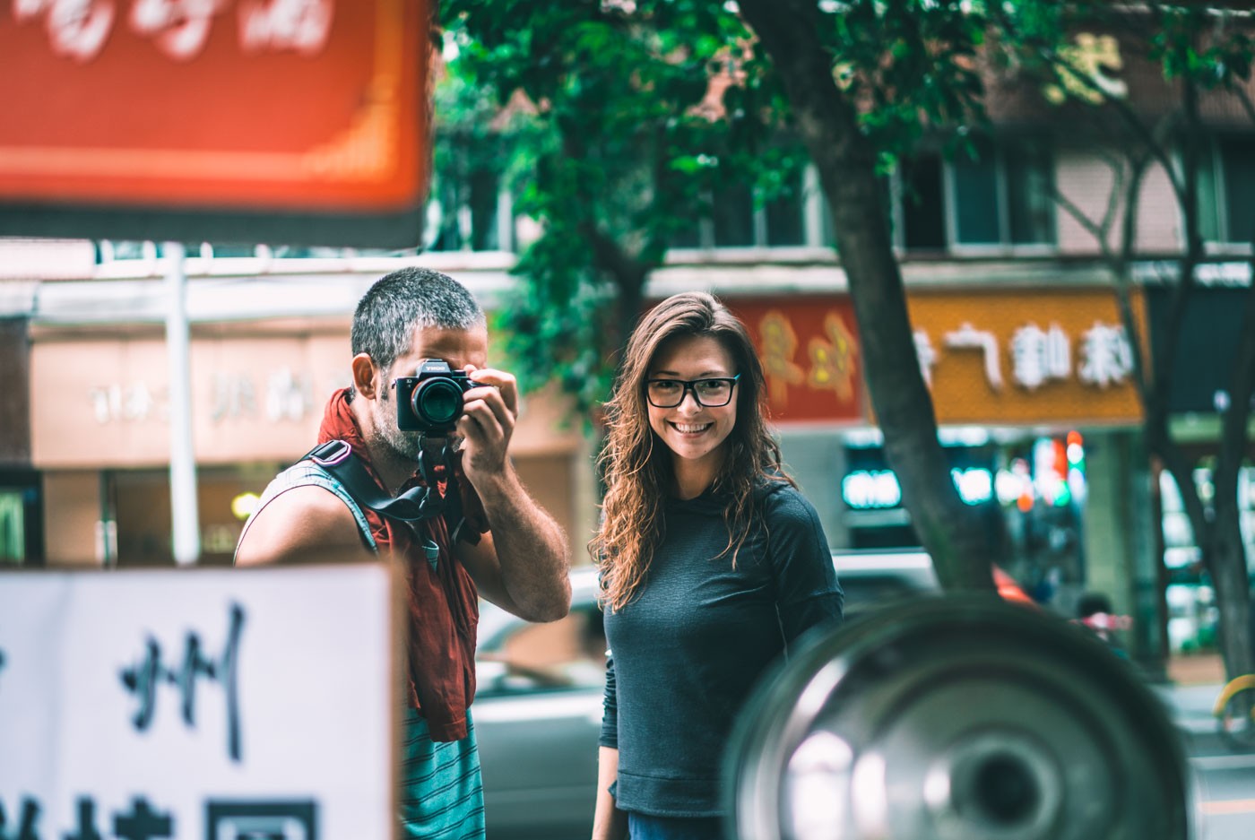 Max and Oksana in Chengdu