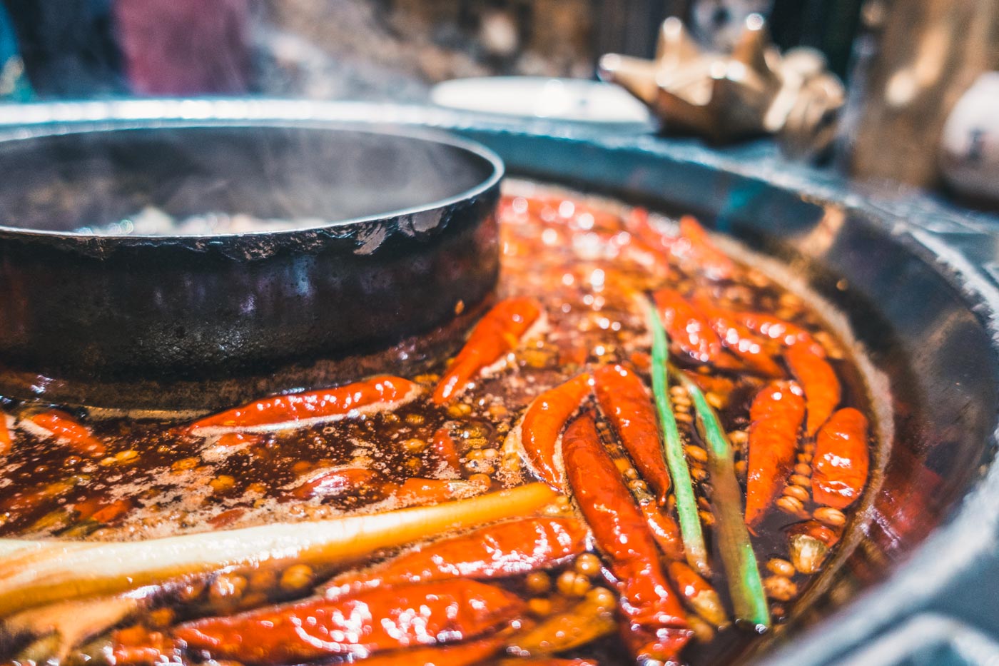 Hotpot in Chengdu, China