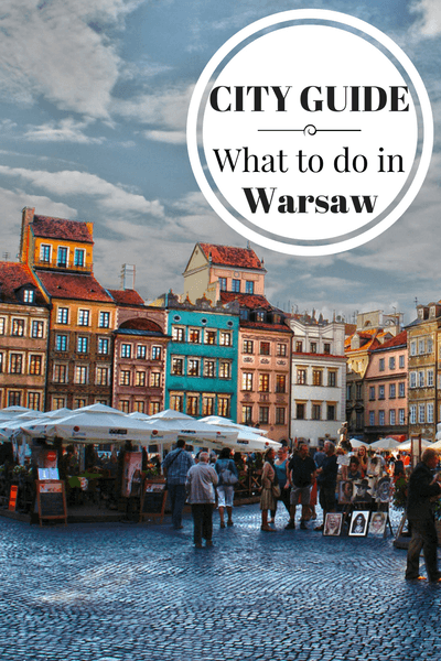 City guide Warsaw Old town