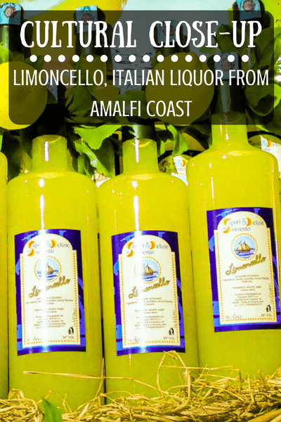This week's Cultural Close-up is a famous Italian liquor - Limoncello, known as the local specialty of the Amalfi Coast.