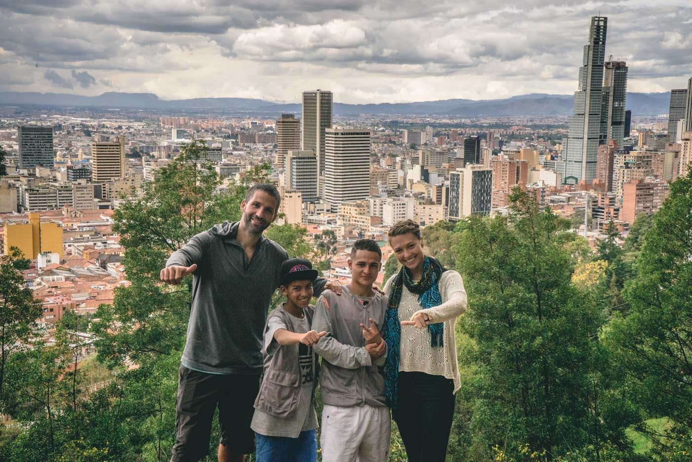 Travel in Colombia: Local boys from Barillo Egypto in Bogota
