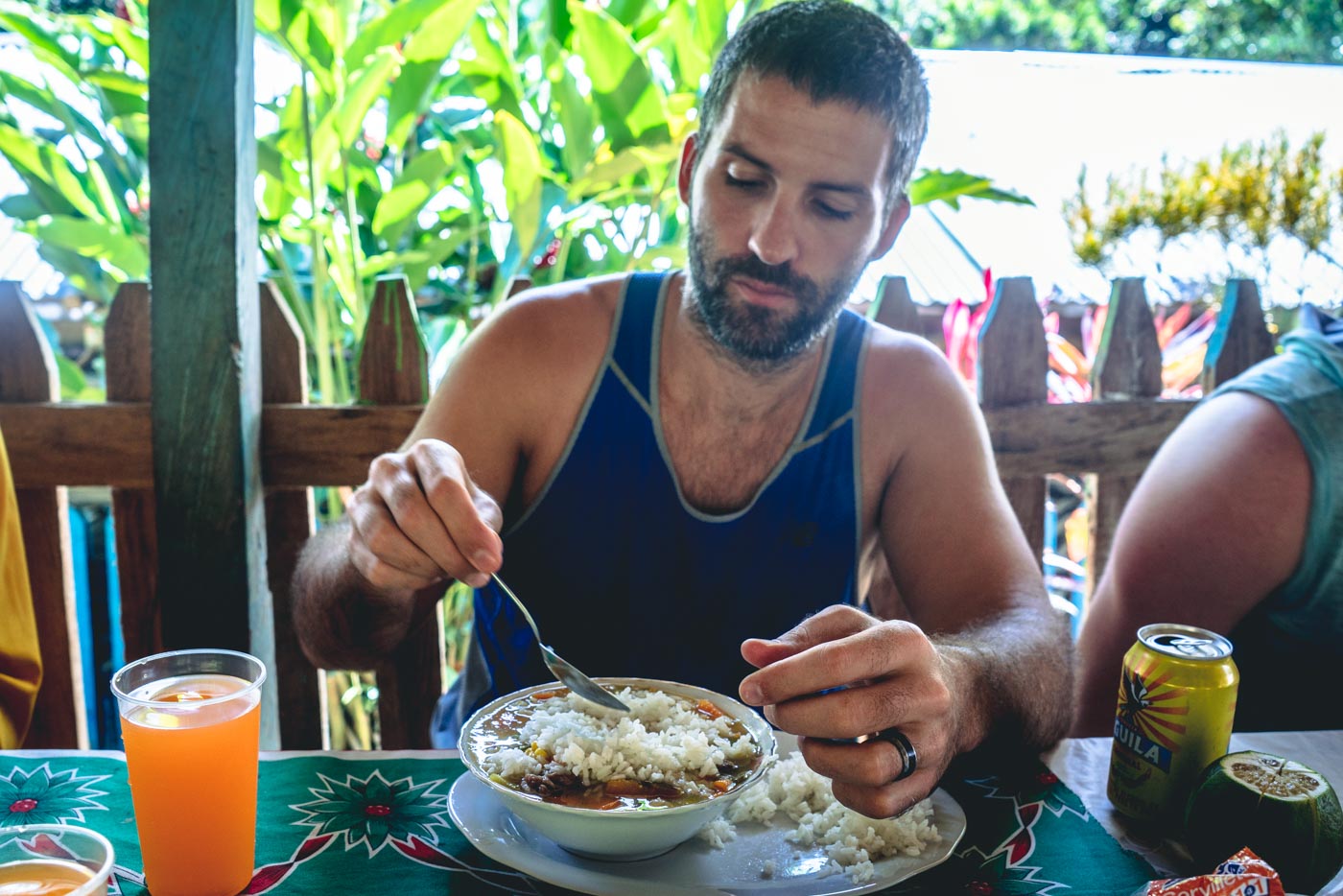 Lunch time at Mamuke Camp, Lost City trek