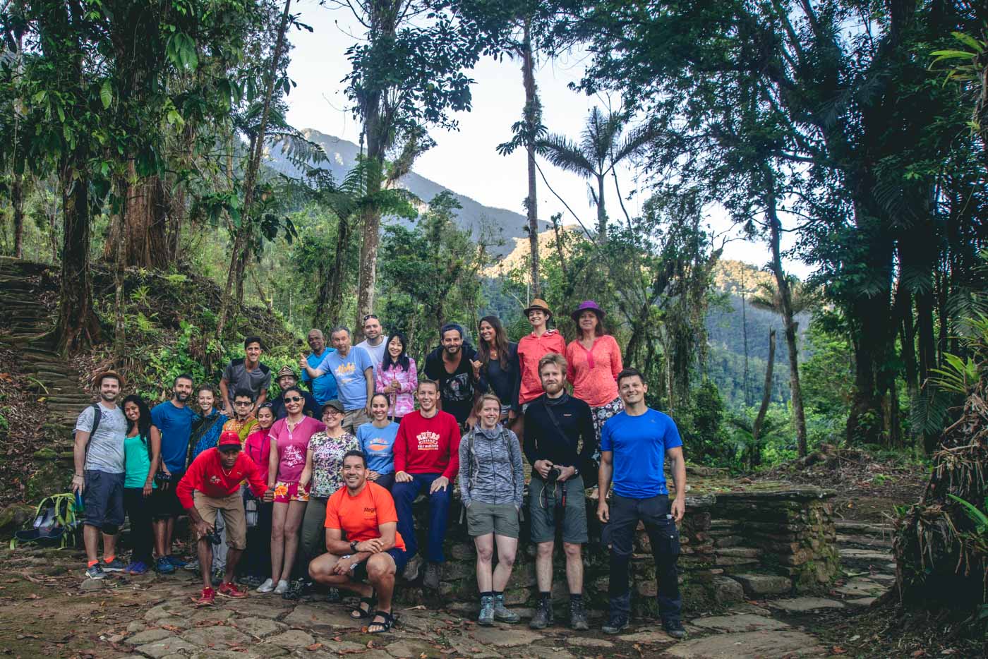 Our Guias y Baquianos Lost City trek family! 